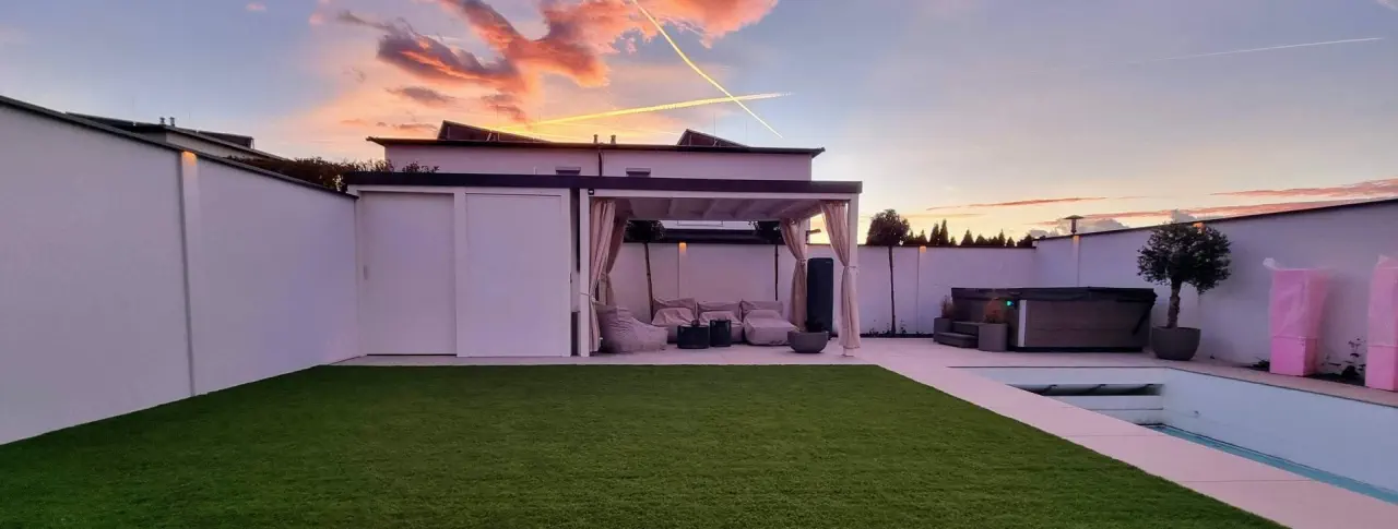 Modulare Wandsysteme Gartenhaus und Sichtschutz